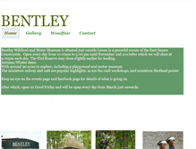 Tablet Screenshot of bentley.org.uk