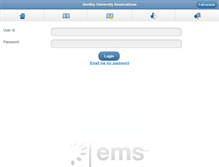 Tablet Screenshot of ems.bentley.edu