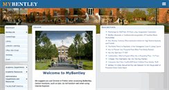Desktop Screenshot of my.bentley.edu